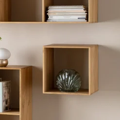 Keeper II reolmodul, FSC-certificeret egetræ 1K D30 cm