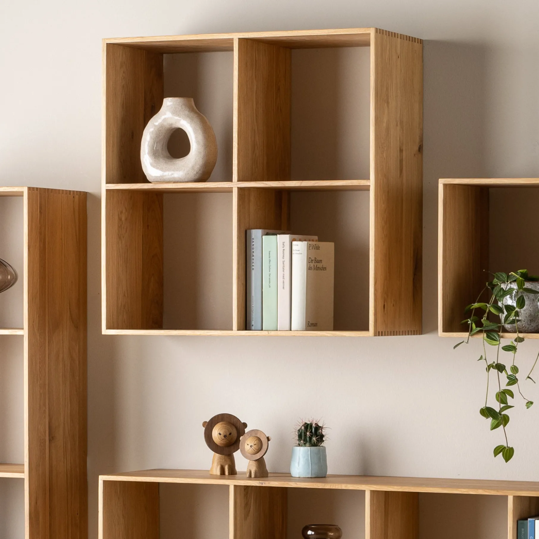 Keeper II reolmodul, FSC-certificeret egetræ 4K D30 cm