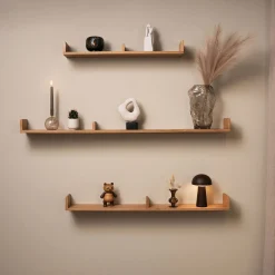 Keeper II U hylde olieret FSC-certificeret egetræ - L140 cm