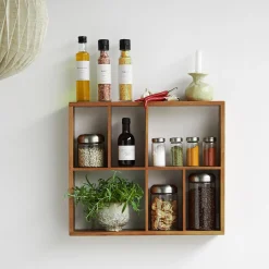 Keeper II væghylde, FSC certificeret egetræ 56x48 cm