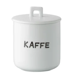 Krus m. porcelænslåg - Kaffe