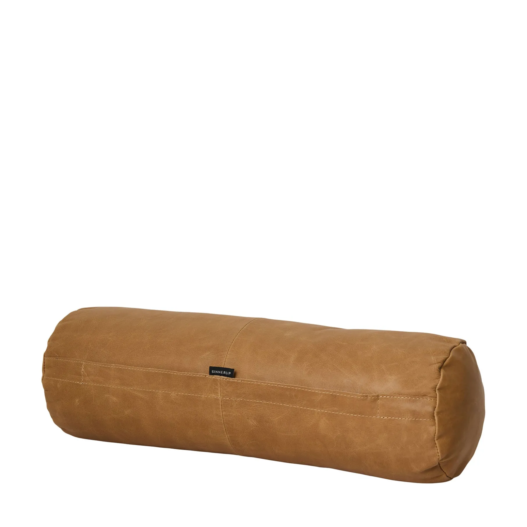 Læder cylinderpude