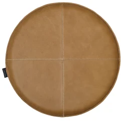 Læder hynde Ø38 cm