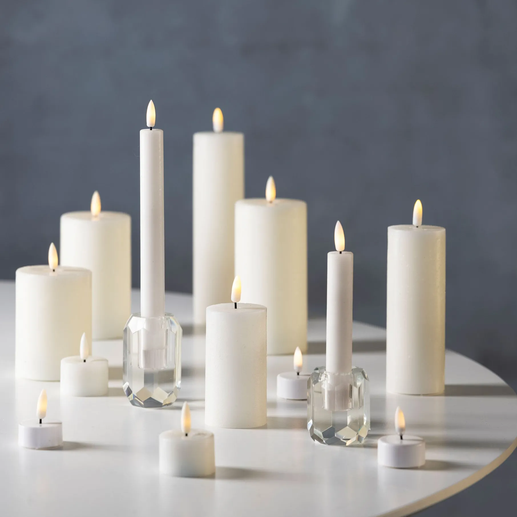 LED bloklys Ø5.5 cm 2. sortering