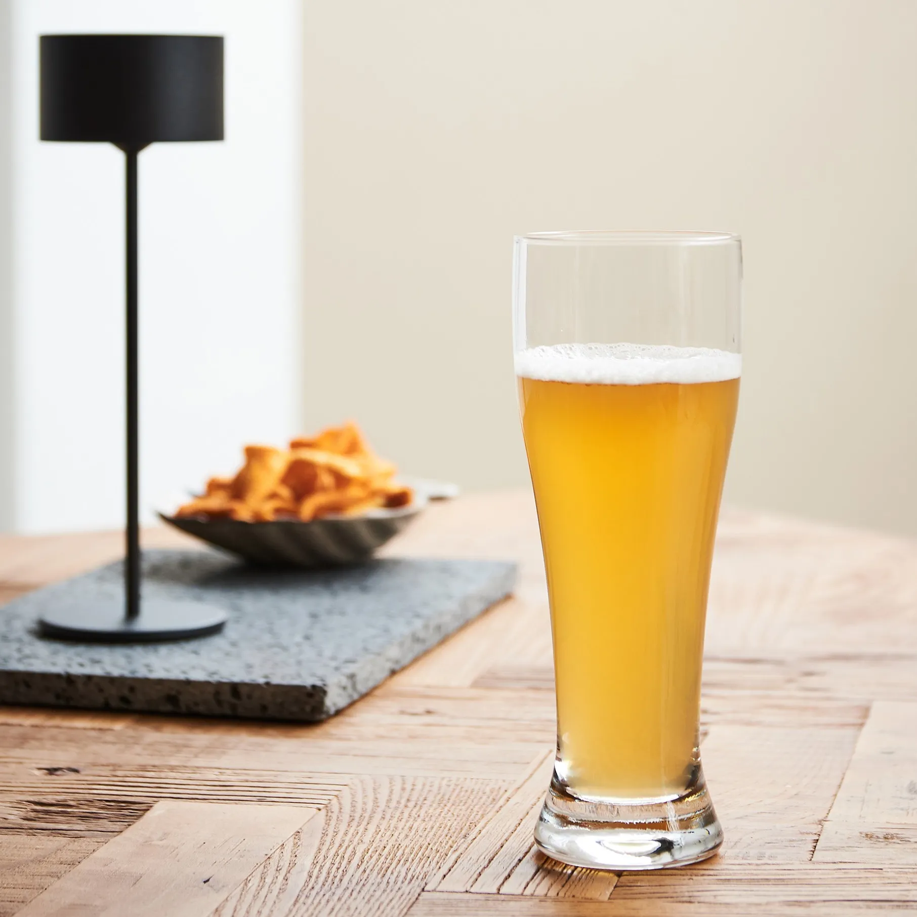 Ølglas H22 cm, 2 stk