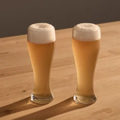 Ølglas H22 cm, 2 stk