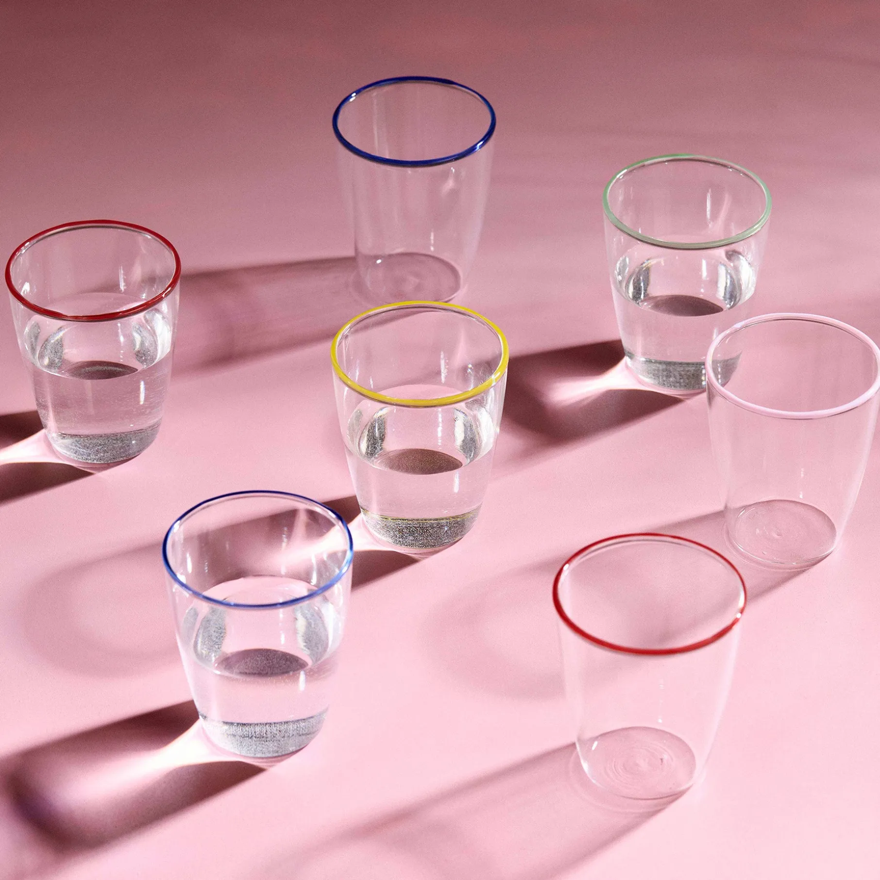 Life In Color Art drikkeglas pistachio