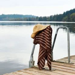 Life stripe badehåndklæde