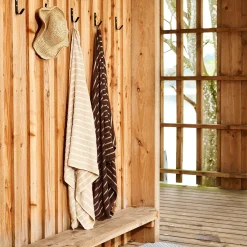 Life stripe badehåndklæde