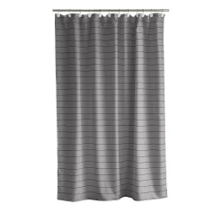 Line badeforhæng 180x200 cm grå