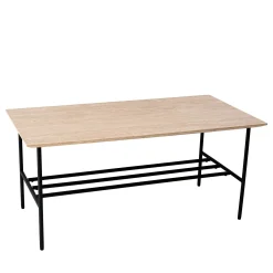 LINES II sofabord i travertin 100x50 cm