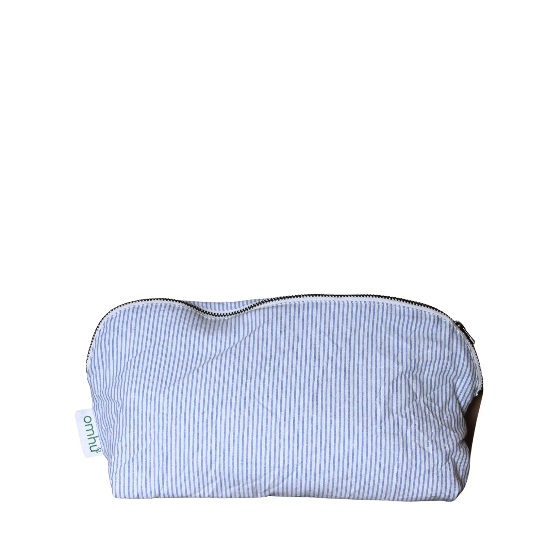 Makeup pung 24x15 cm mini strib blå
