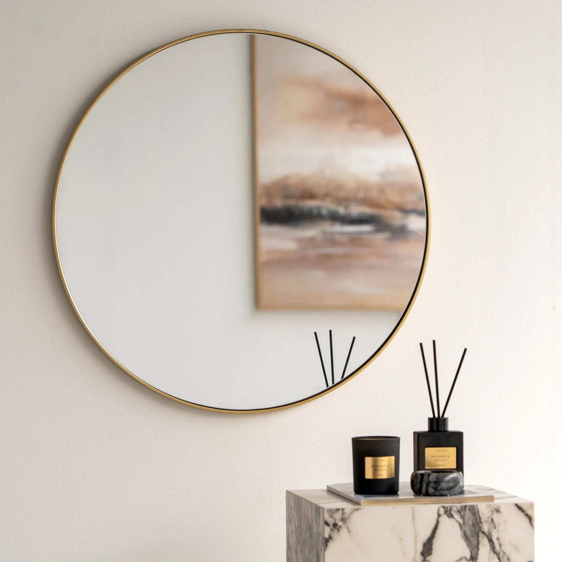 Moon rundt spejl Ø60 cm