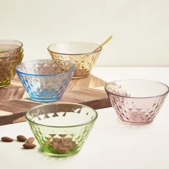 Mosaic skål 4 stk. mix