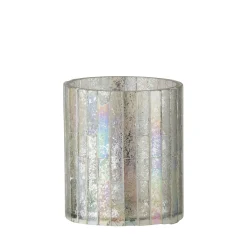 Mosaik fyrfadsstage H10 cm.