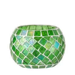 Mosaik fyrfadsstage H6,5 cm.