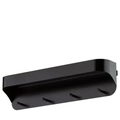 Neat opbevaringshylde m. knage