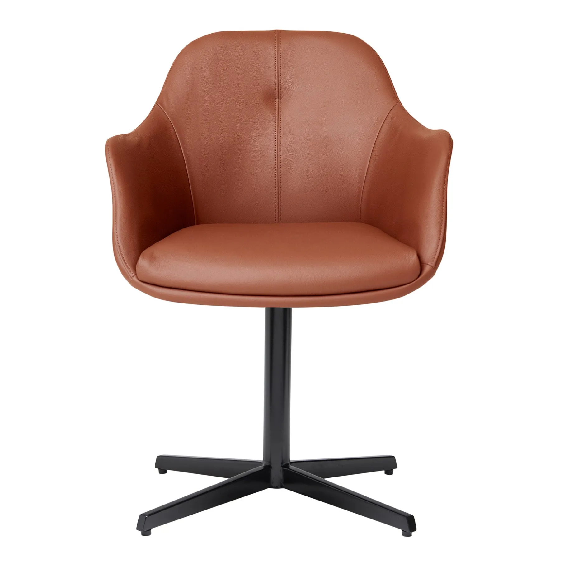 New Age læder m. drejefod