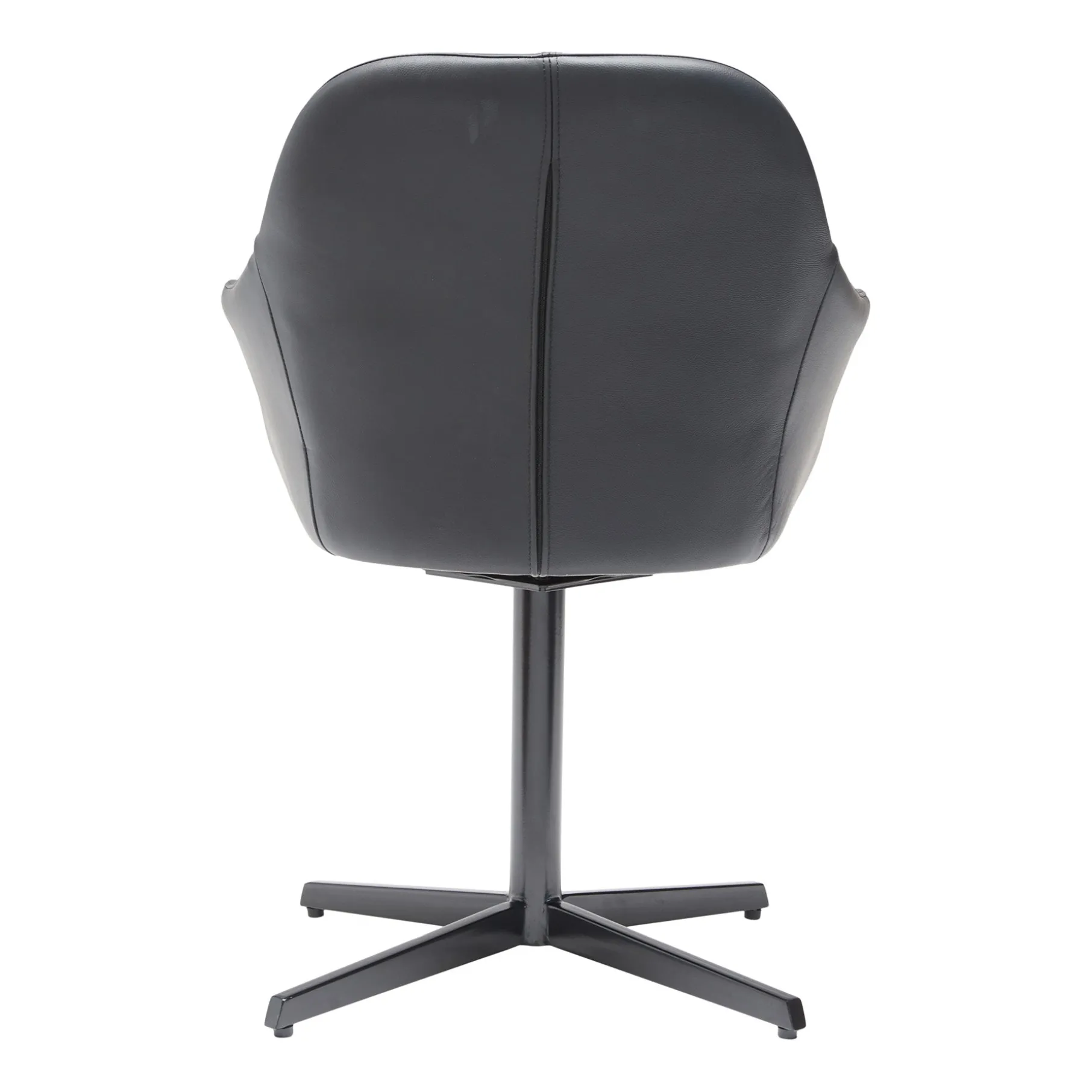 New Age læder m. drejefod