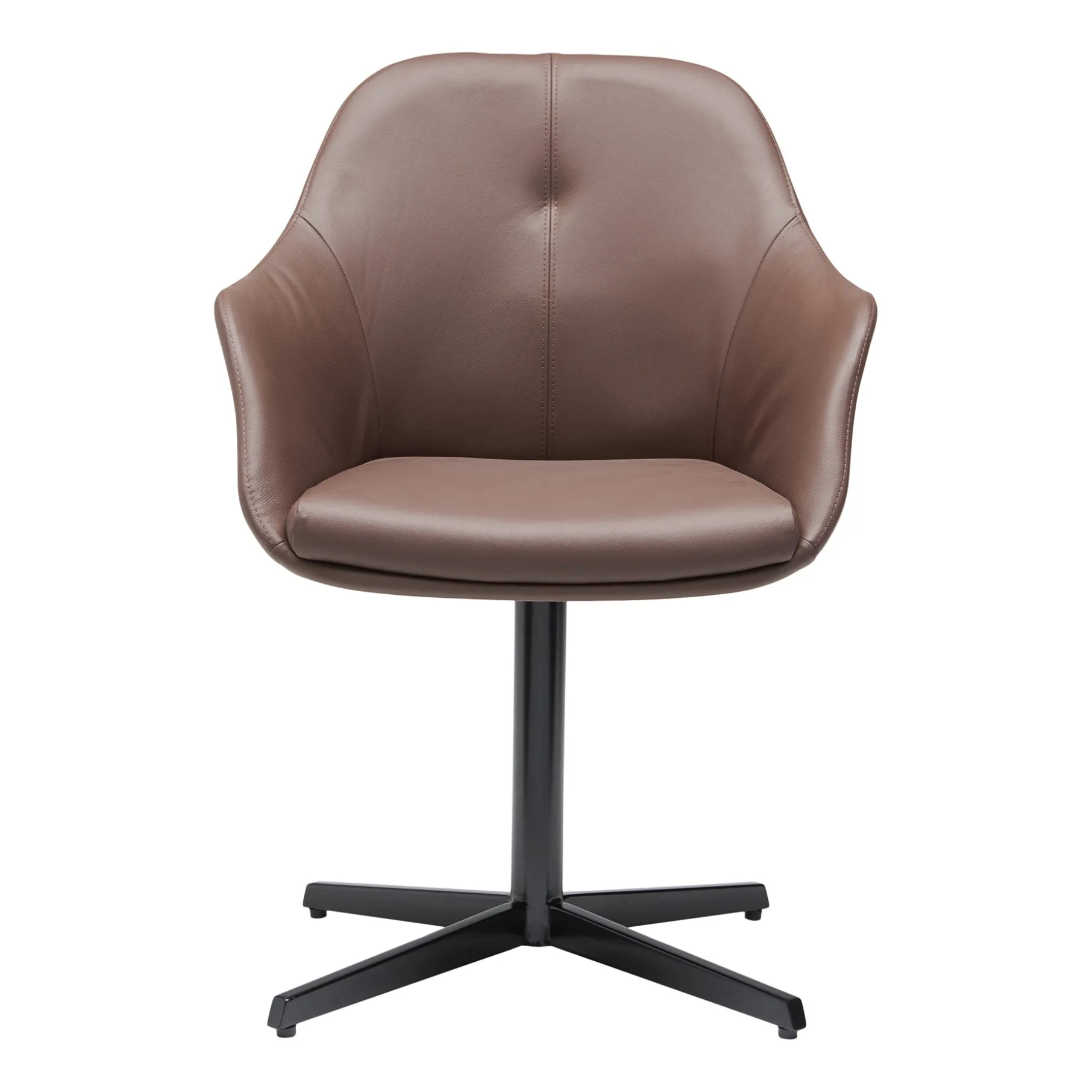 New Age læder m. drejefod