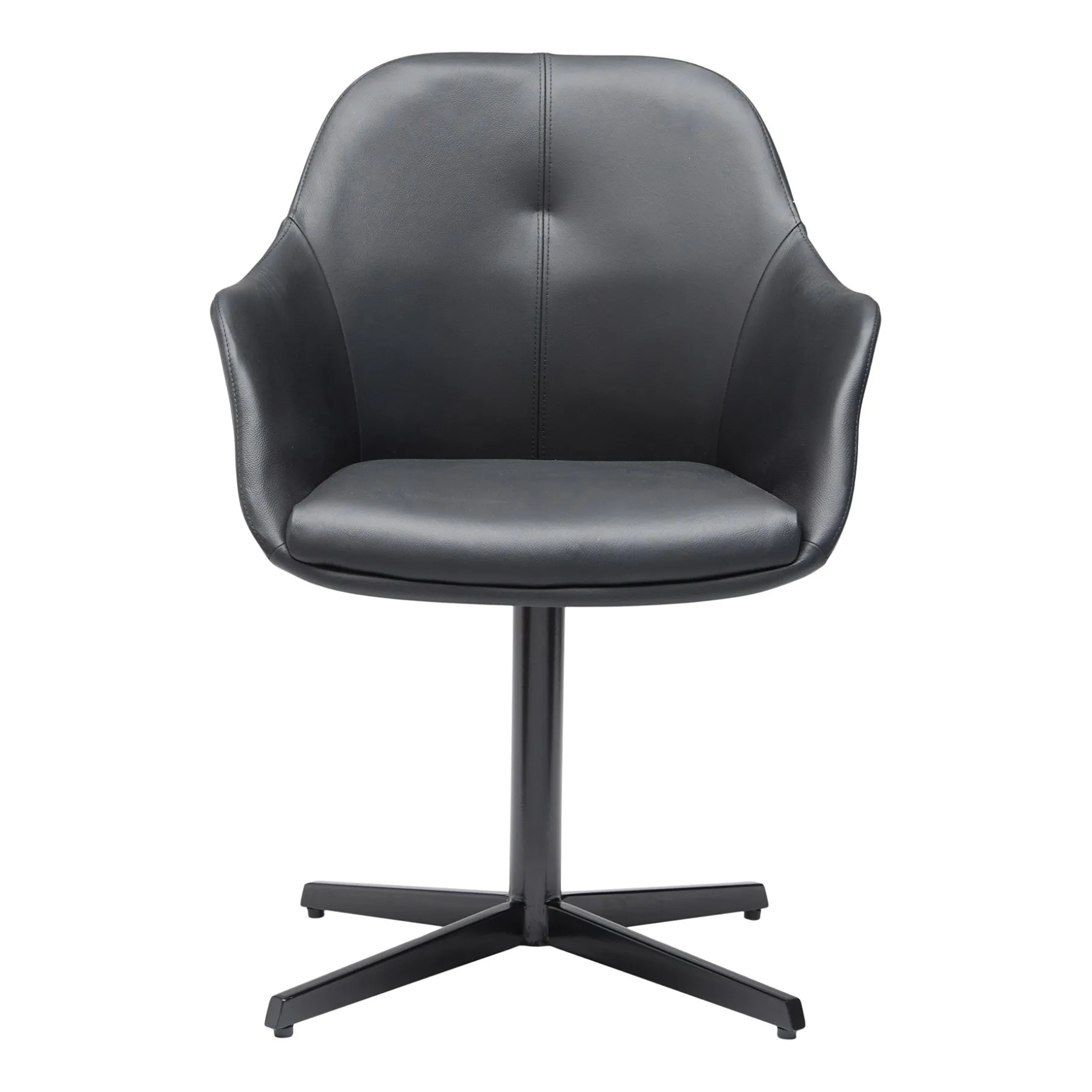 New Age læder m. drejefod