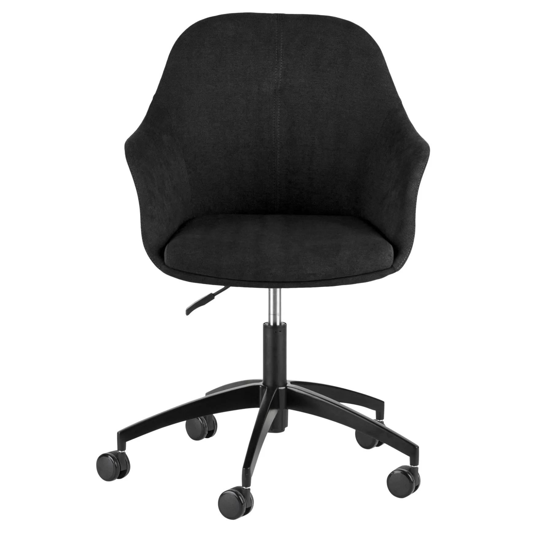 New Age sort stof m. kontorben