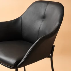 New Age spisebordsstol læder m.fast ben