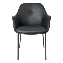 New Age spisebordsstol læder m.fast ben