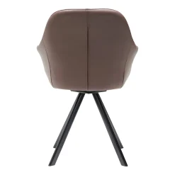 New Age spisebordsstol læder m. drejeben