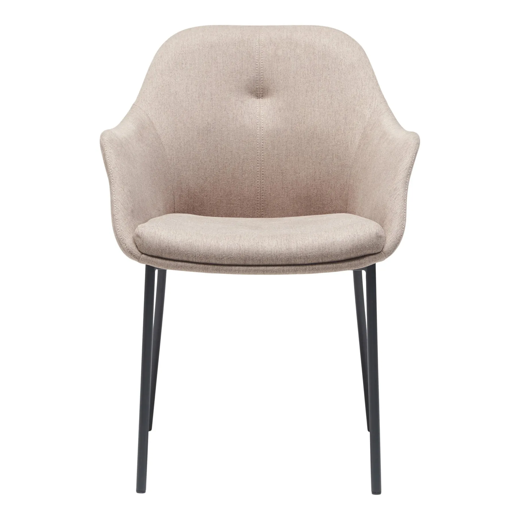 New Age spisebordsstol stof m. faste ben