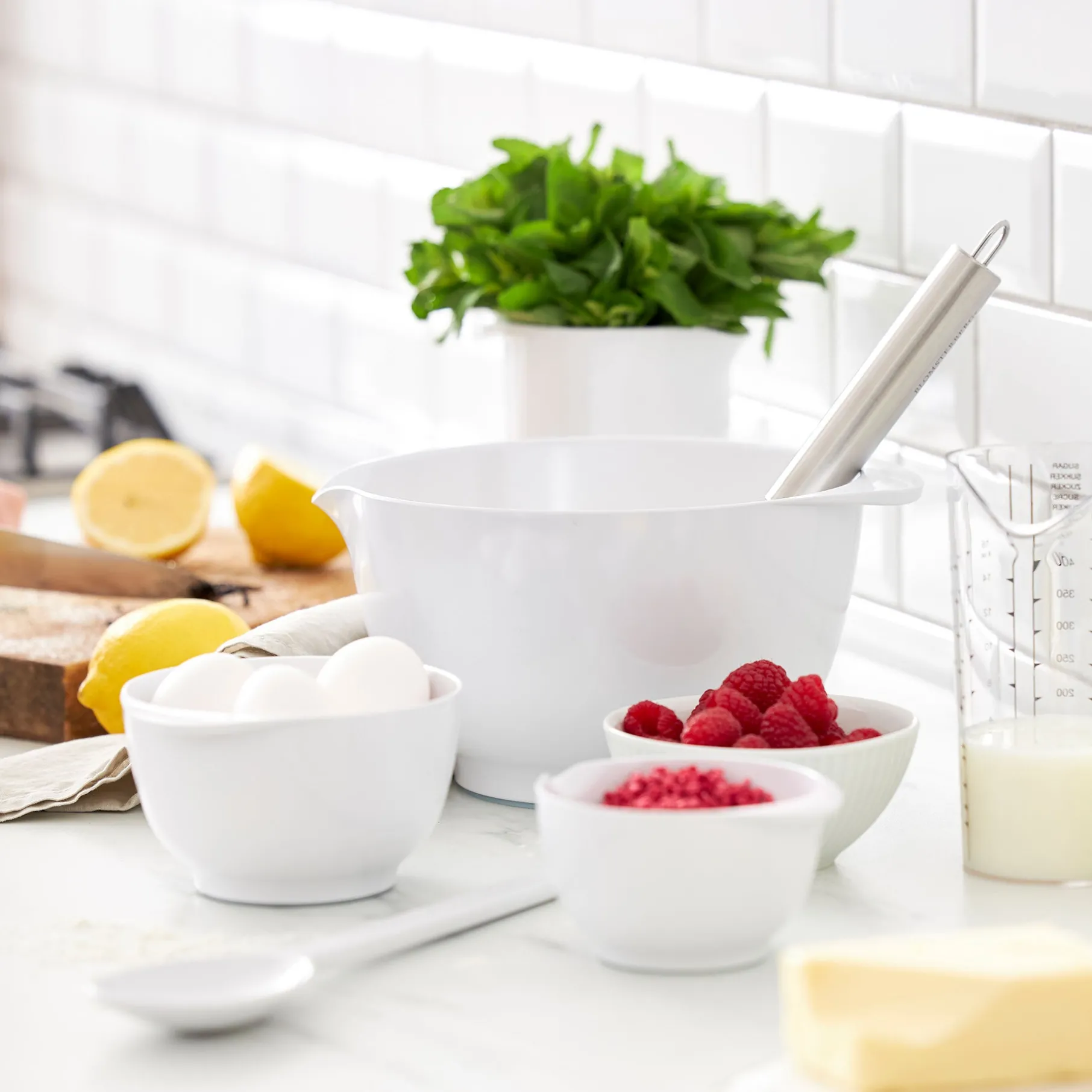 New Margrethe skål 0,5 L hvid