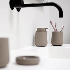 Nova One tandbørstekrus taupe