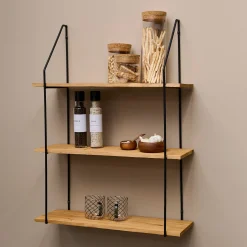 Opbevaringskrukker i glas, sæt af 3 stk.