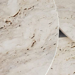 Piedra sofabord i travertine Ø55 cm