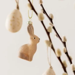 Påskehare i glas 2 stk.