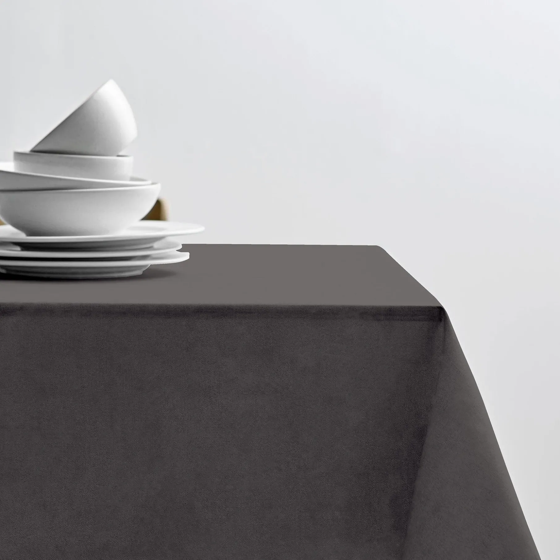 Pure Linen dug Ø160 cm earth