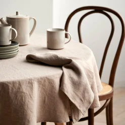 Pure Linen dug Ø160 cm nature