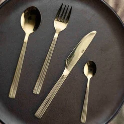 RAW bestiksæt 16 dele champagne