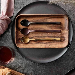 RAW cafe latte ske 4 stk. sort farve