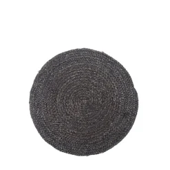 RAW dækkeserviet Ø38 cm sort siv