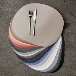 RAW dækkeserviet soft surface light grey