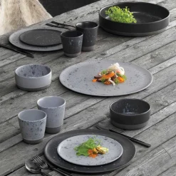 RAW middagstallerken Ø28 cm sort spotted