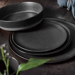 RAW middagstallerken Ø28 cm titanium black