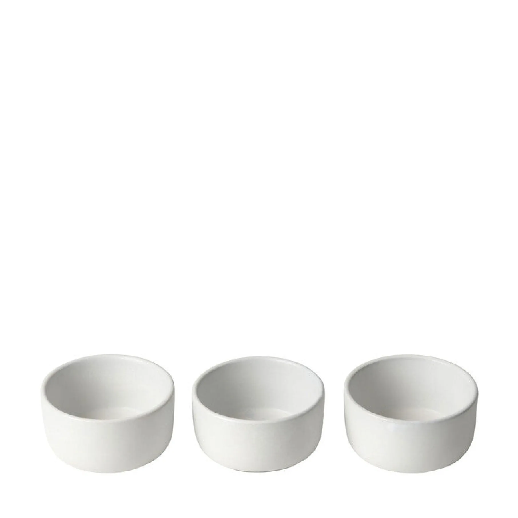 RAW 3-pak mini skål arctic white