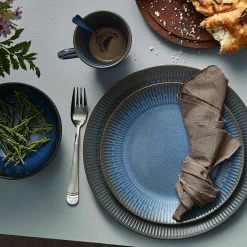 Relief krus 30 cl stentøj blå