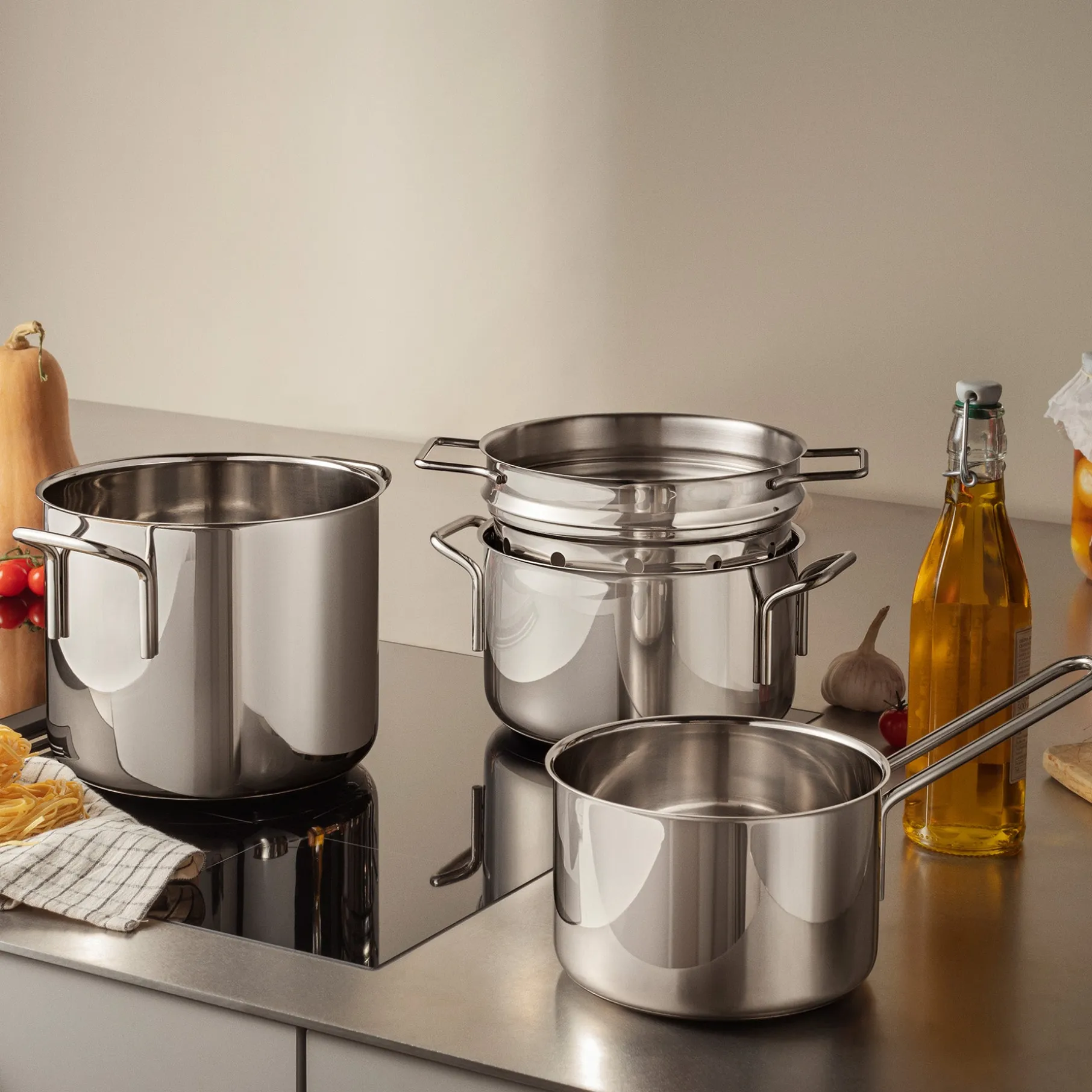 Rustfrit stål grydesæt