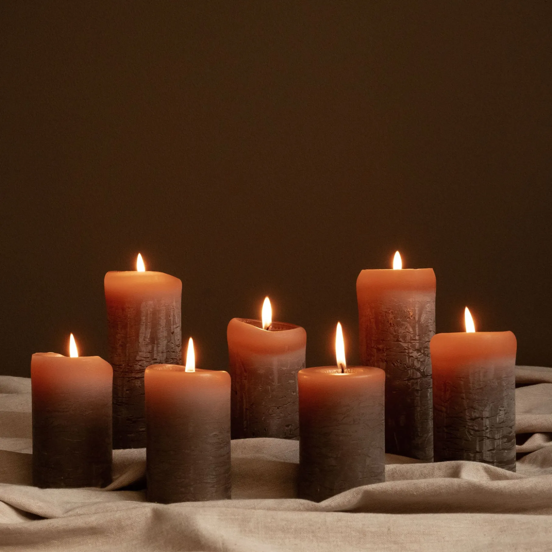 Rustik bloklys Ø6 cm