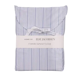 Sengetøj 140x220 cm støvet blå striber