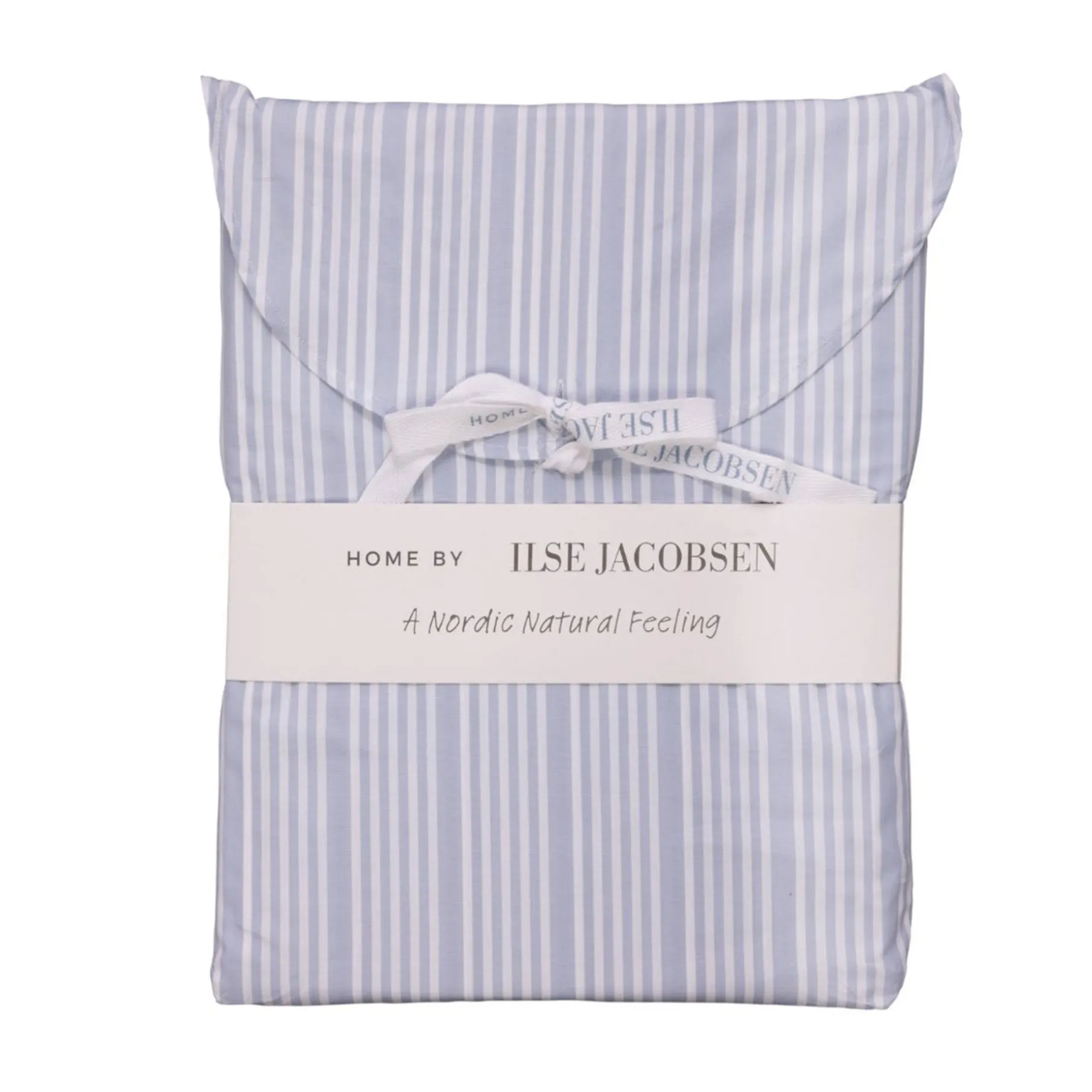 Sengetøj 140x220 cm støvet blå striber