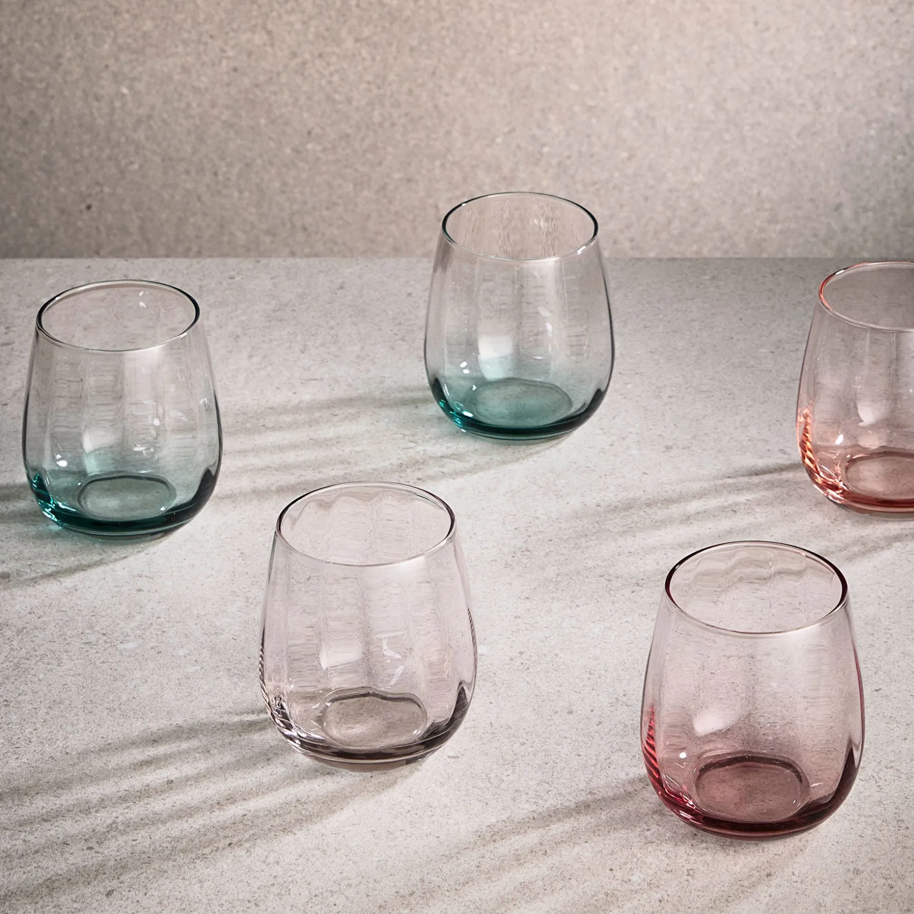 SØHOLM Sonja vandglas 2 stk raspberry